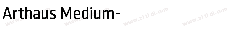 Arthaus Medium字体转换